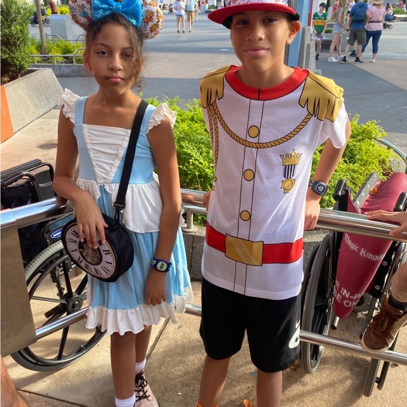 Disney prince and princess theme outfits. Mickey ears and purse included. - Picture 11 of 14